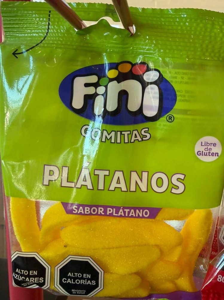 GOMITAS PLATANOS FINI 90GR X 12 (1011)
