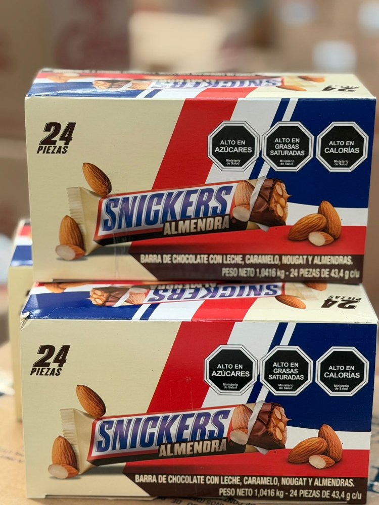 SNICKERS SINGLE ALMENDRA 24X43GR