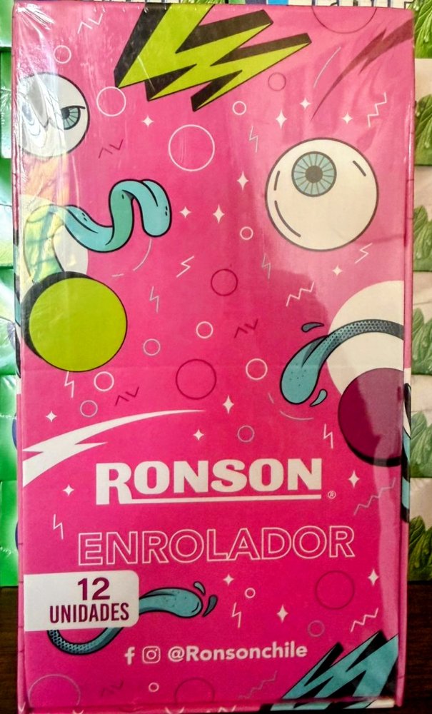 MAQUINA ENROLADORA RONSON ROSADA