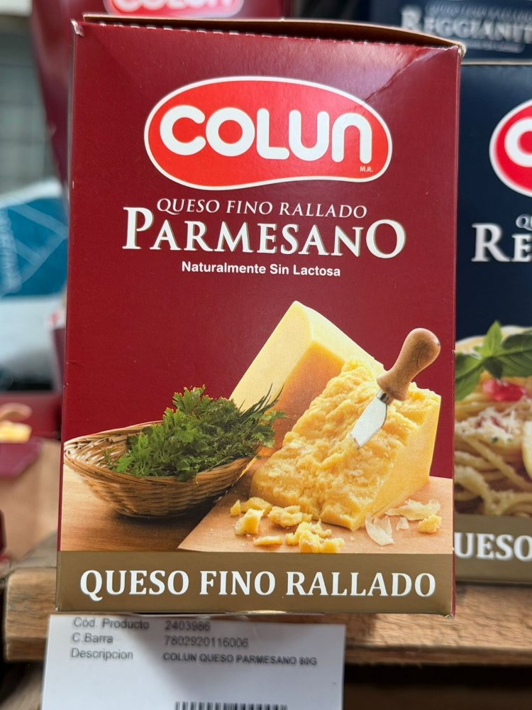 QUESO RALLADO PARMESANO COLUN 15X80GR DISPLAY