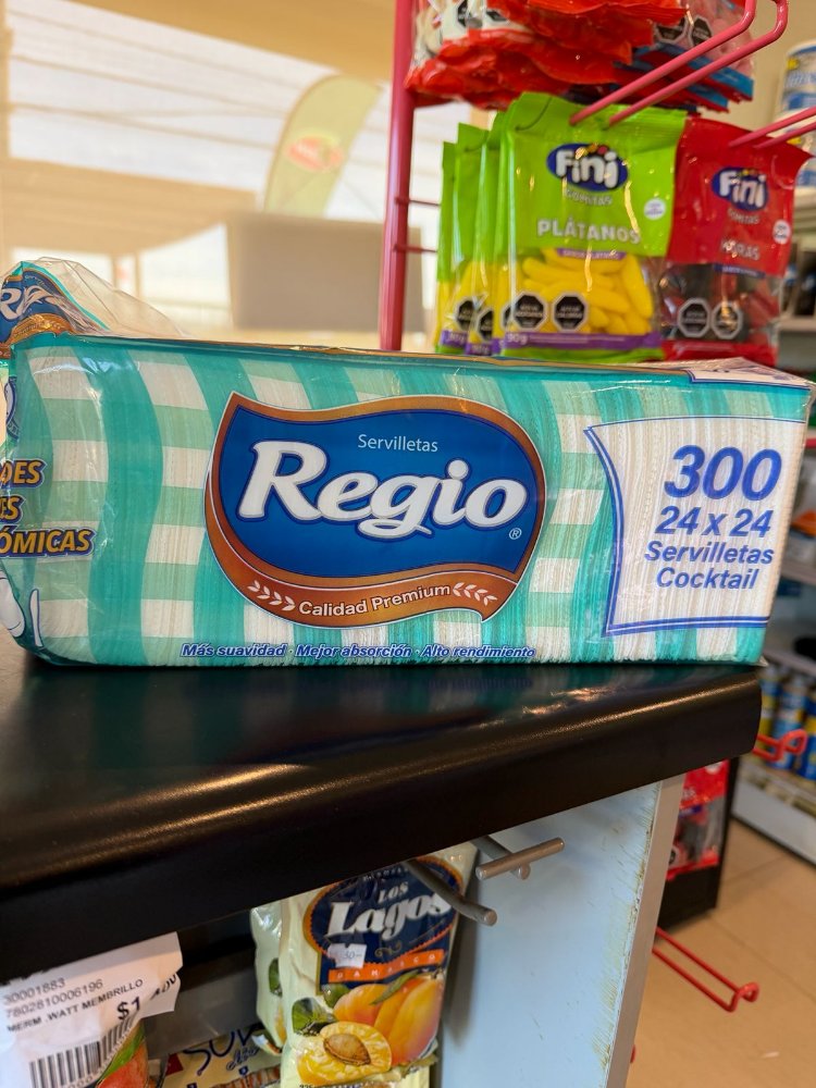 SERVILLETA REGIO COCTAIL 12X300
