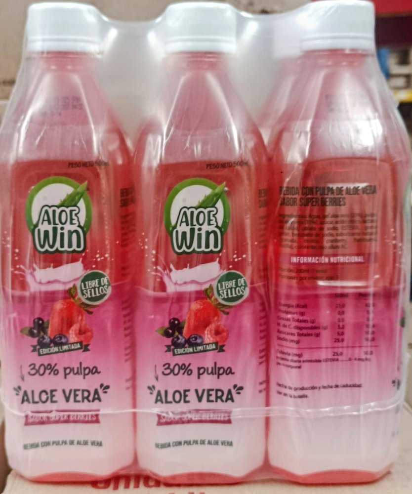 ALOE VERA SUPERBERRIES WIN 6X500ML PACK