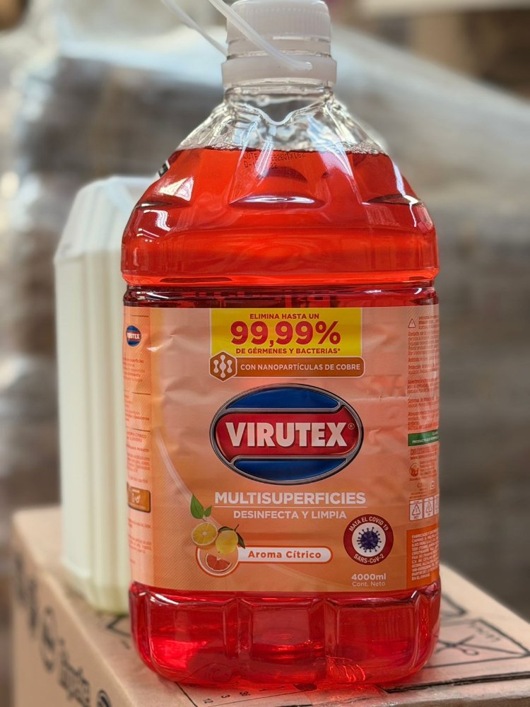 lIMPIADOR DESINFECTANTE VIRUTEX CITRICO  4LT