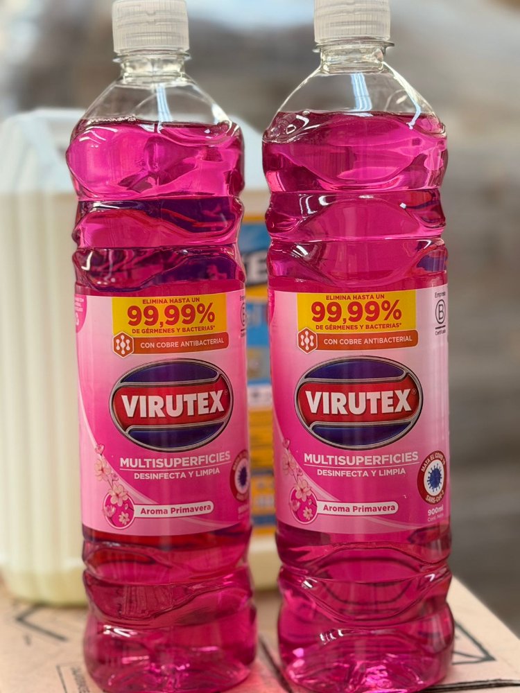lIMPIADOR DESINFECTANTE VIRUTEX LPRIMAVERA  900CC