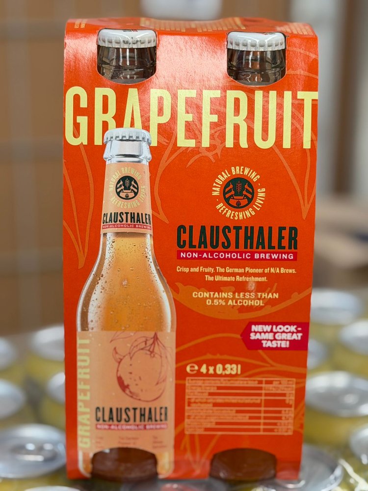 CERVEZA CLAUSTHALER S/ALC POMELO BOT 24X330CC