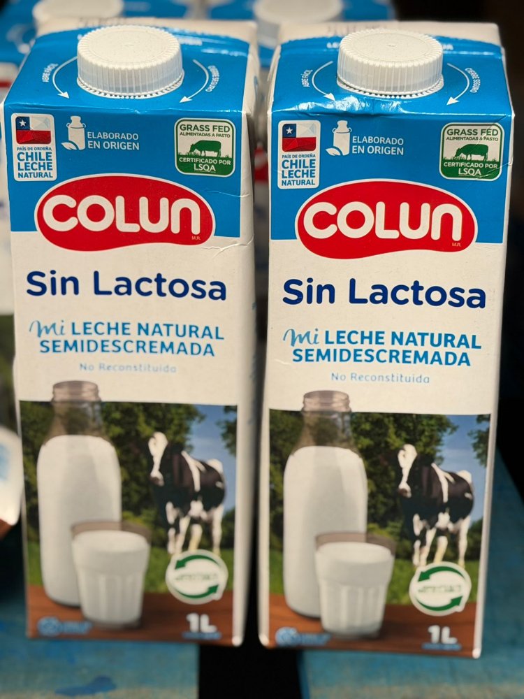 LECHE COLUN S/LACTOSA SEMIDESCREMADA C/TAPA 12X1LT