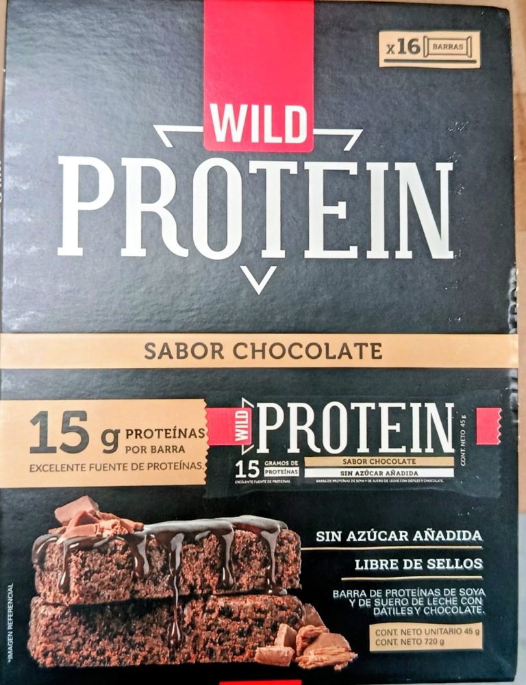 BARRA PROTEIN WILD CHOCOLATE 16X45GR