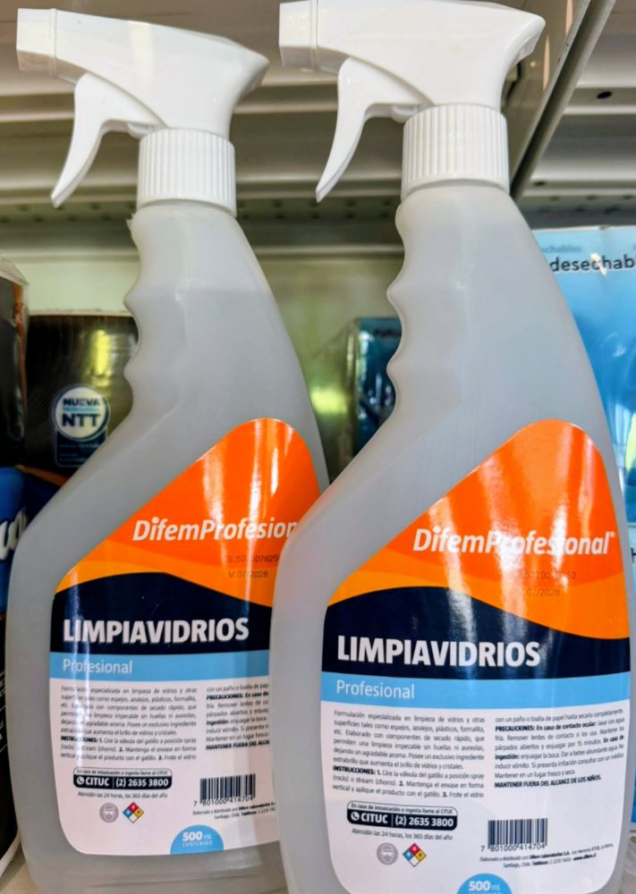 LIMPIA VIDRIO DIFEM PROFESIONAL GATILLO 500ML X 24