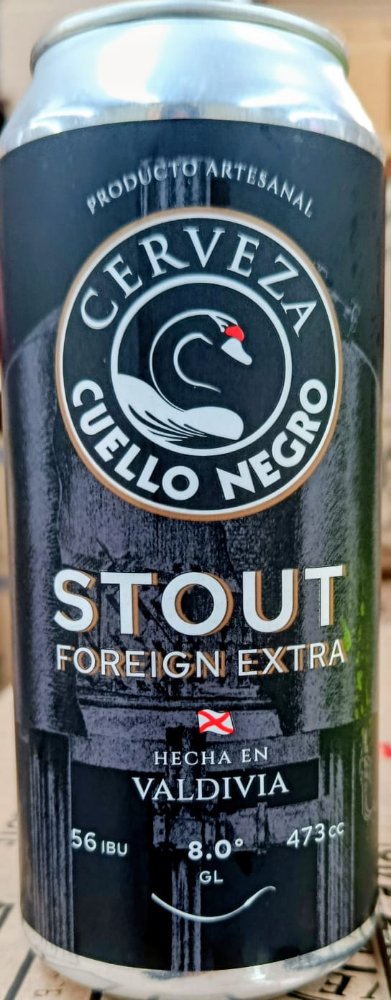 CERVEZA CUELLO NEGRO STOUT LATA 24X473CC