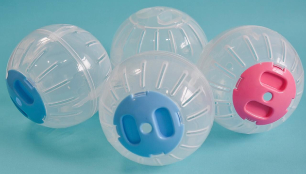 ESFERA HAMSTER PLASTICA 12CM