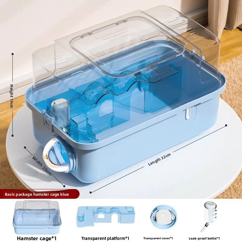 JAULA HAMSTER PLASTICA RECTANGULAR 01