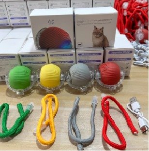 PELOTA INTERACTIVA PARA GATO