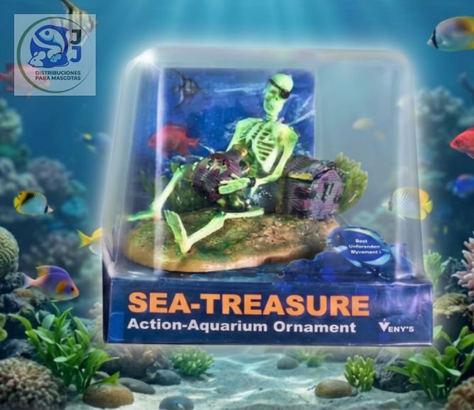 ADORNO SEA TREASURE CALAVERA JARRON