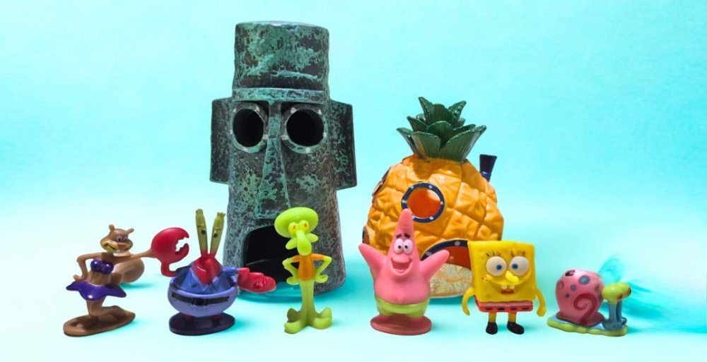 KIT DECORACION BOB ESPONJA PVC