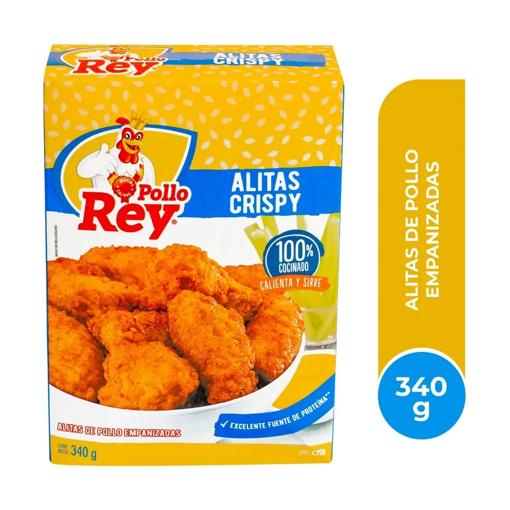 Alitas crispy Rey caja