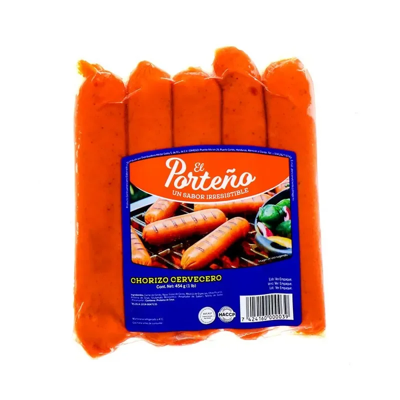 Chorizos cerveceros El Porteño