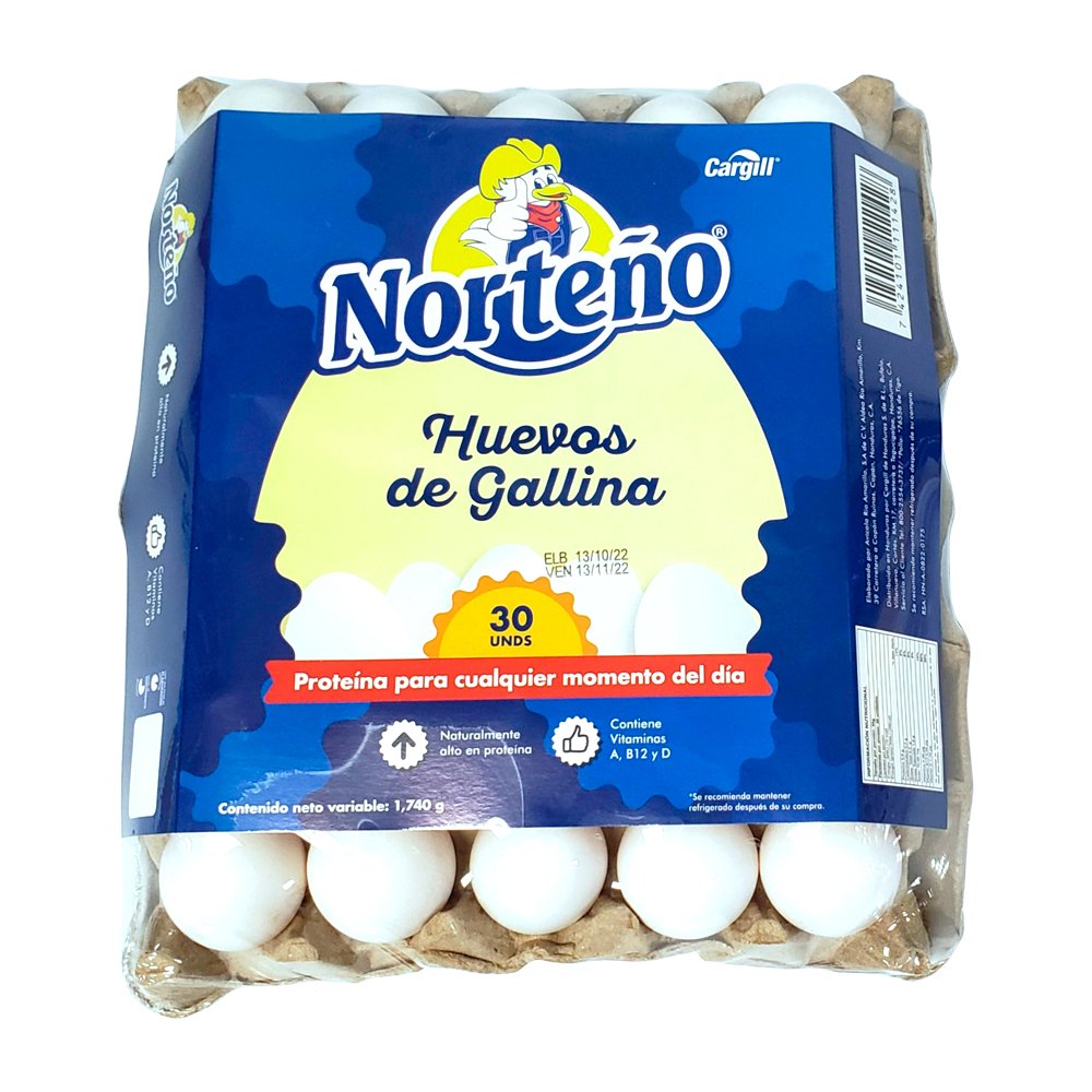 Carton de huevos 30 unidades