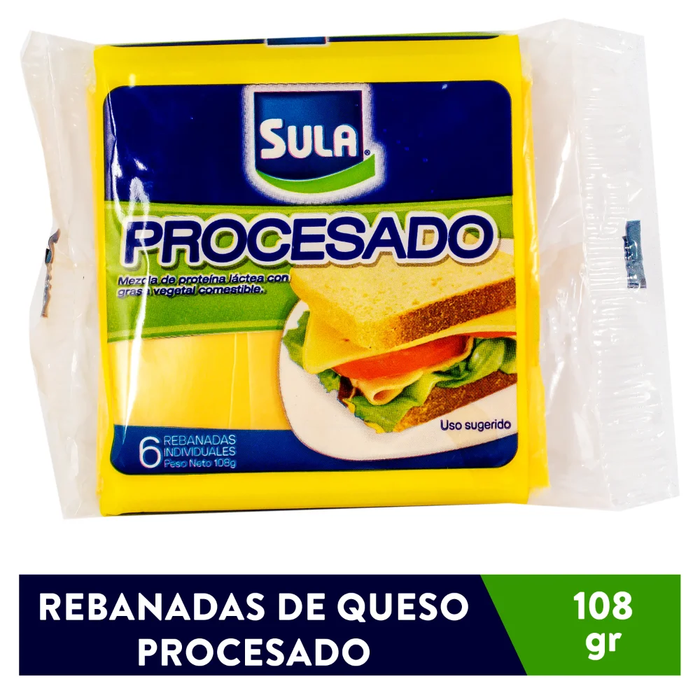 Queso Sula tipo americano pequeño