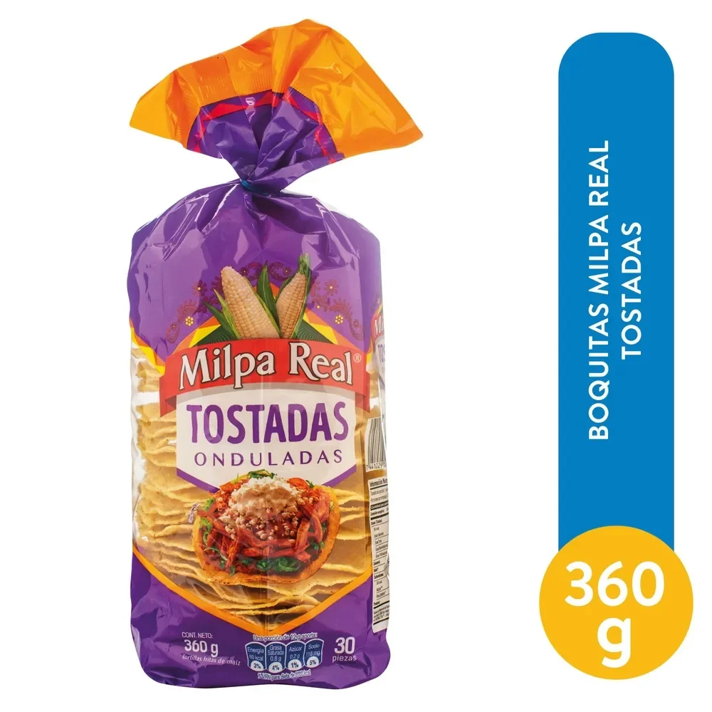 Tostadas Milpa real