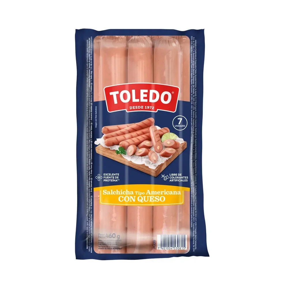 Salchicha queso toledo