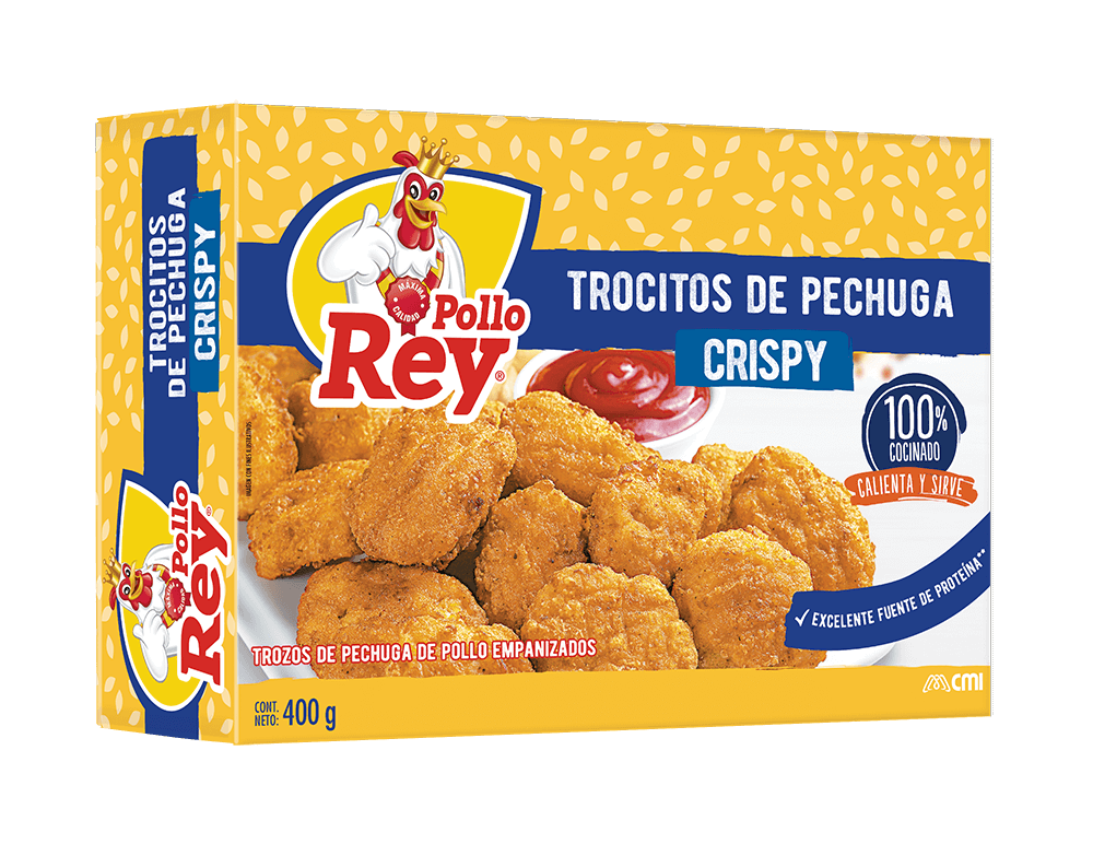 Trocitos pollo rey