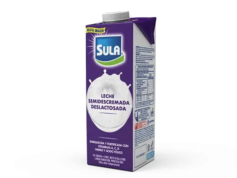 Leche semi descremada deslactosada