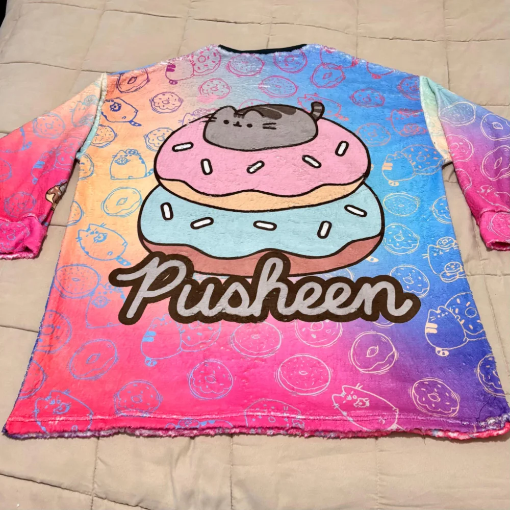 MANTA BUZO ADULTO CORDERITO SIN CAPUCHA - PUSHEEN