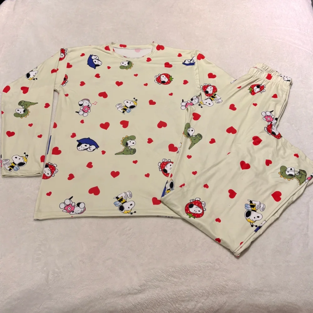 Pijama Adulto FULL PRINT - SNOOPY AMARILLO