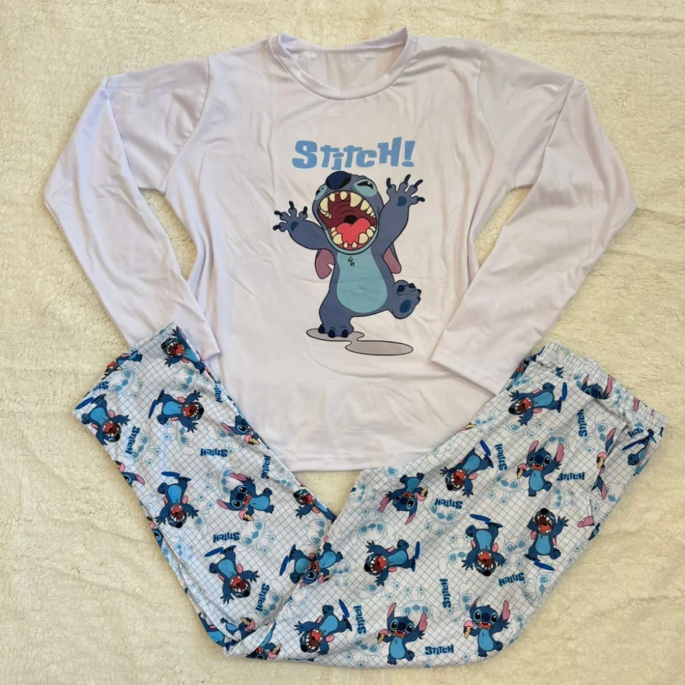 Pijama Manga Larga + Pantalón Largo - STITCH