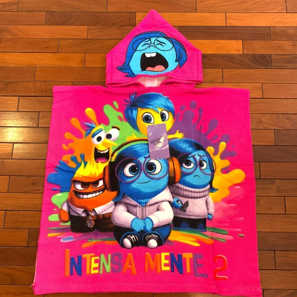 Toallón Poncho INTENSAMENTE