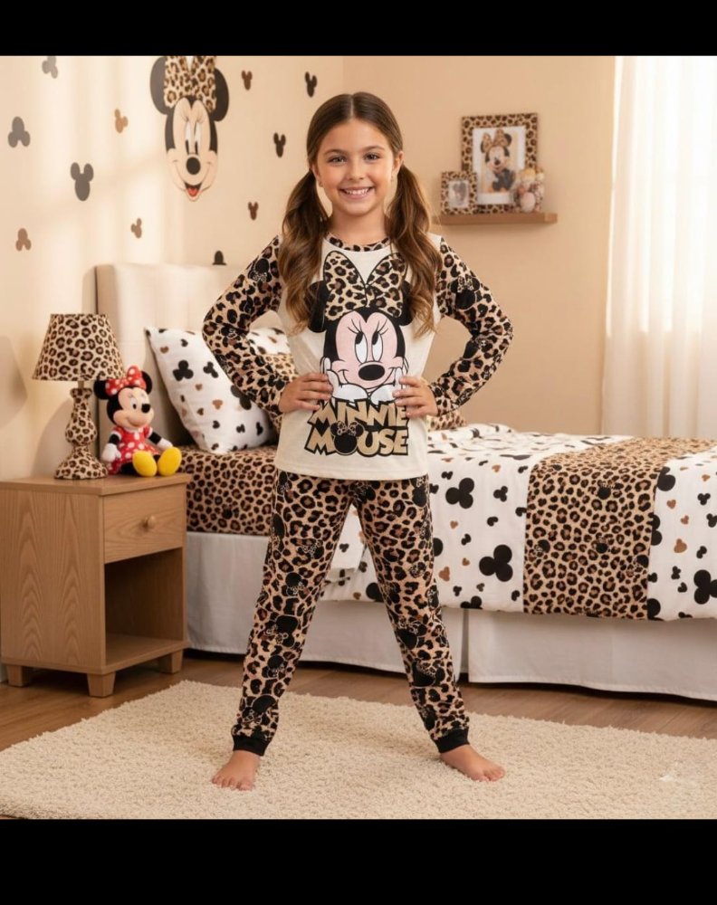 Pijama algodón 2 piezas infantil  MINNIE PRINT
