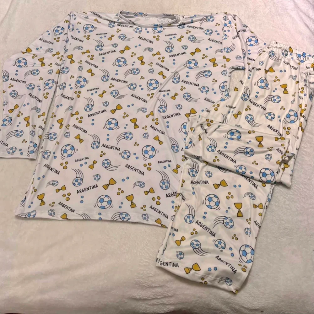 Pijama Adulto FULL PRINT - ARGENTINA MUNDIAL SELECCION