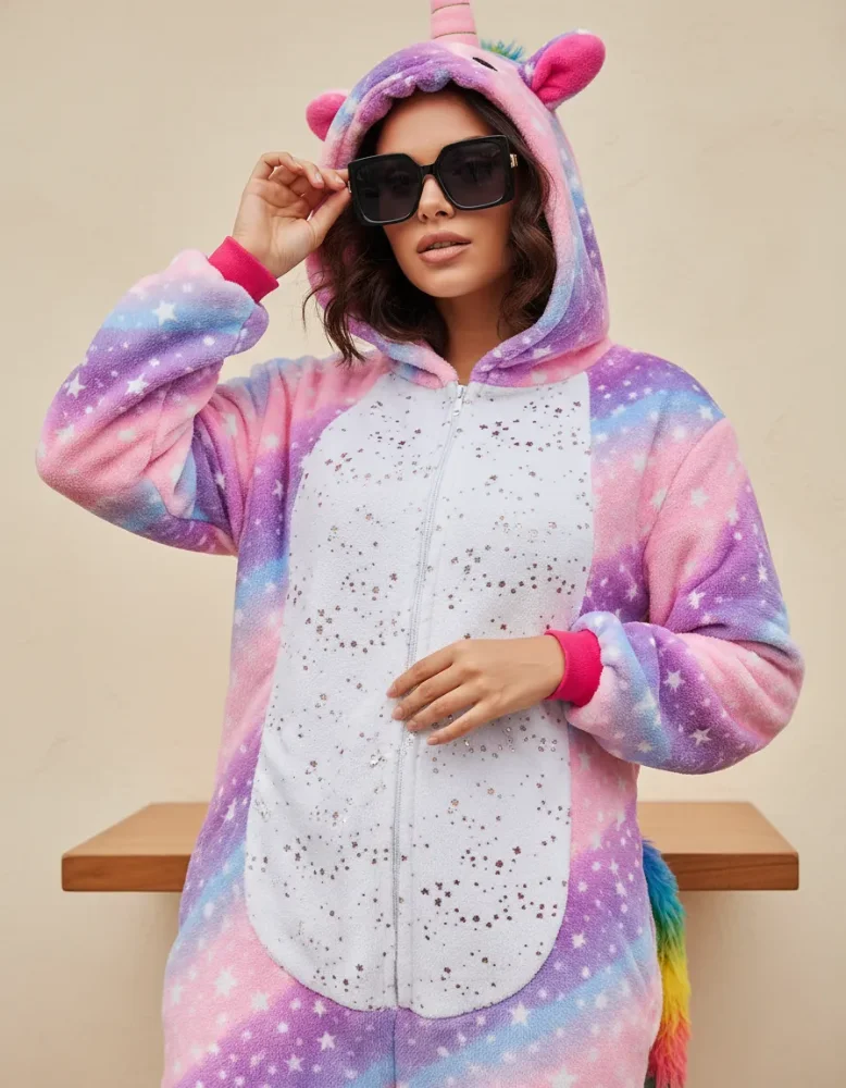 Pijama enterizo adulto UNICORNIO