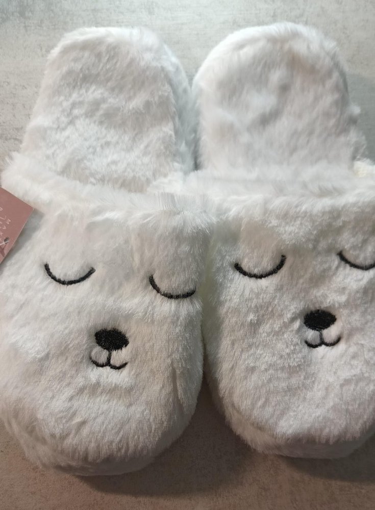 Pantuflas infantiles peluche OSO POLAR