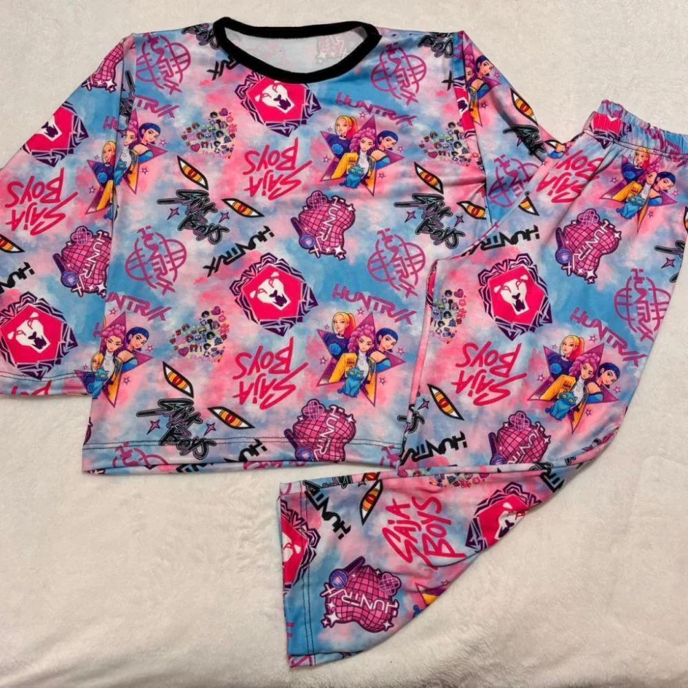 Pijama infantil full print - GUERRERAS KPOP