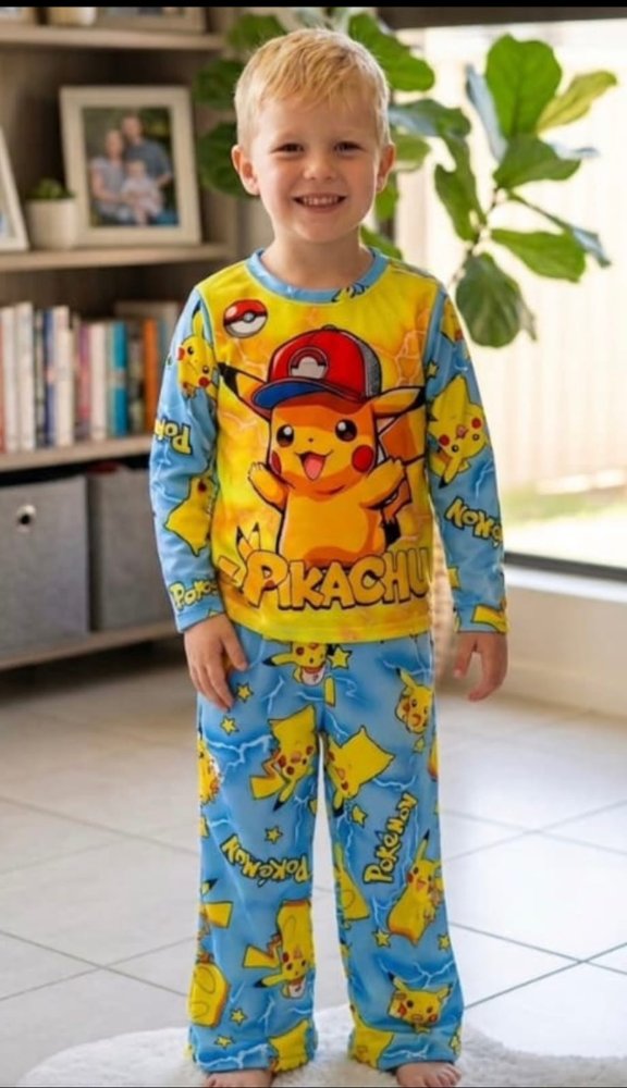 Pijama algodón 2 piezas infantil PIKACHU