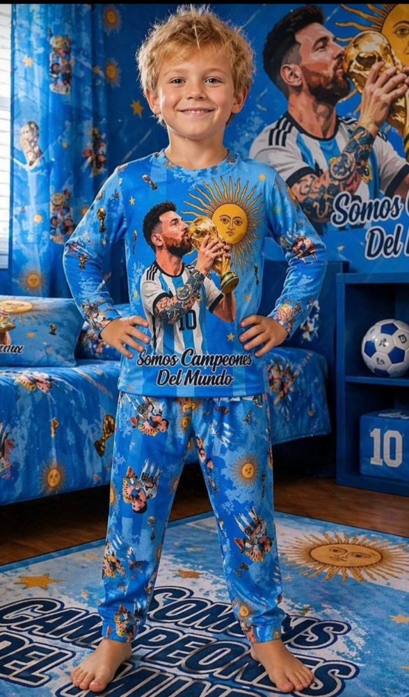 Pijama algodón 2 piezas infantil MESSI