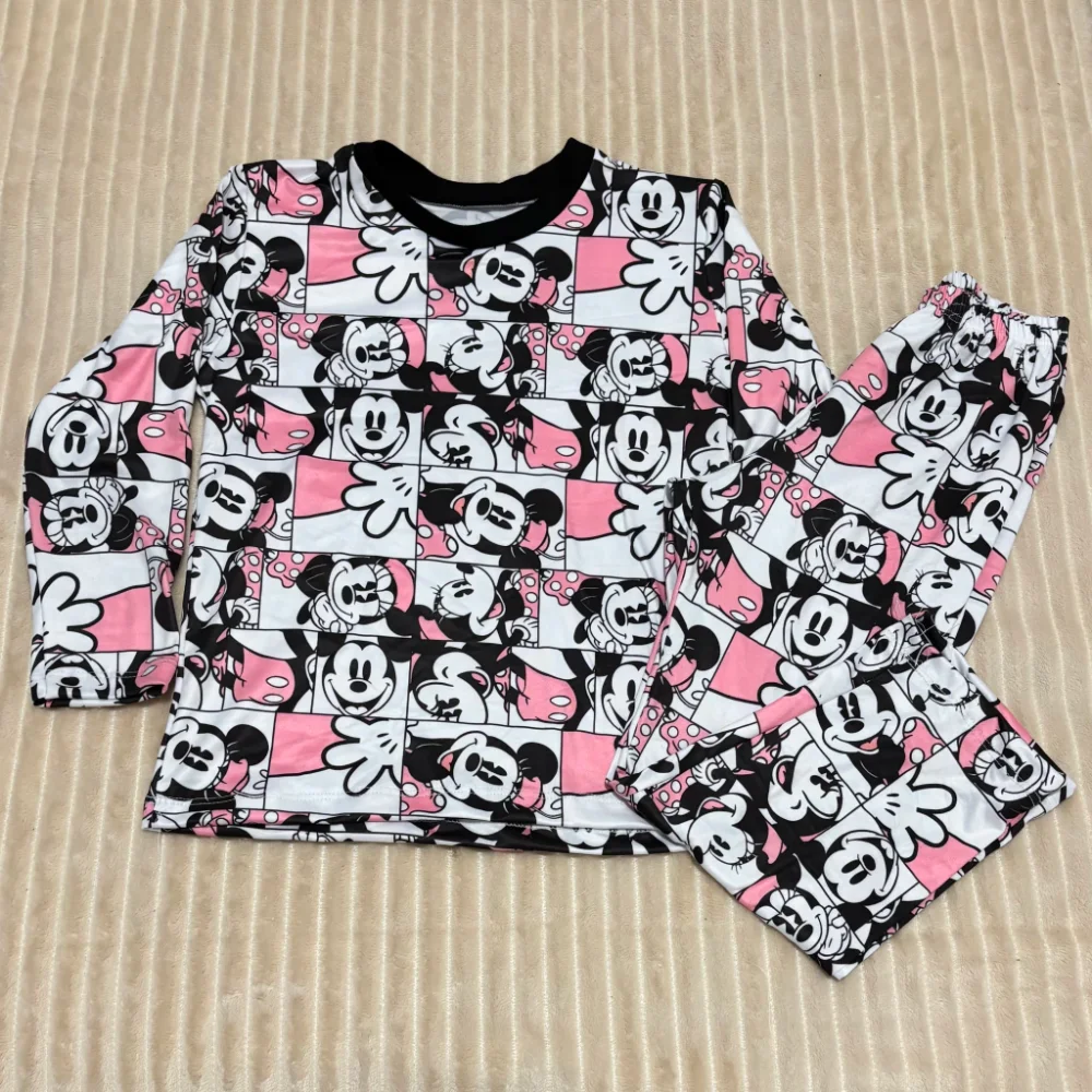 PIJAMA INFANTIL FULL PRINT MINNIE Y MICKEY