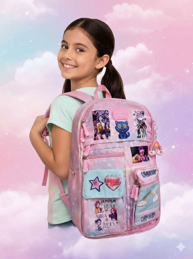 MOCHILA K-POP MULTIBOLSILLO