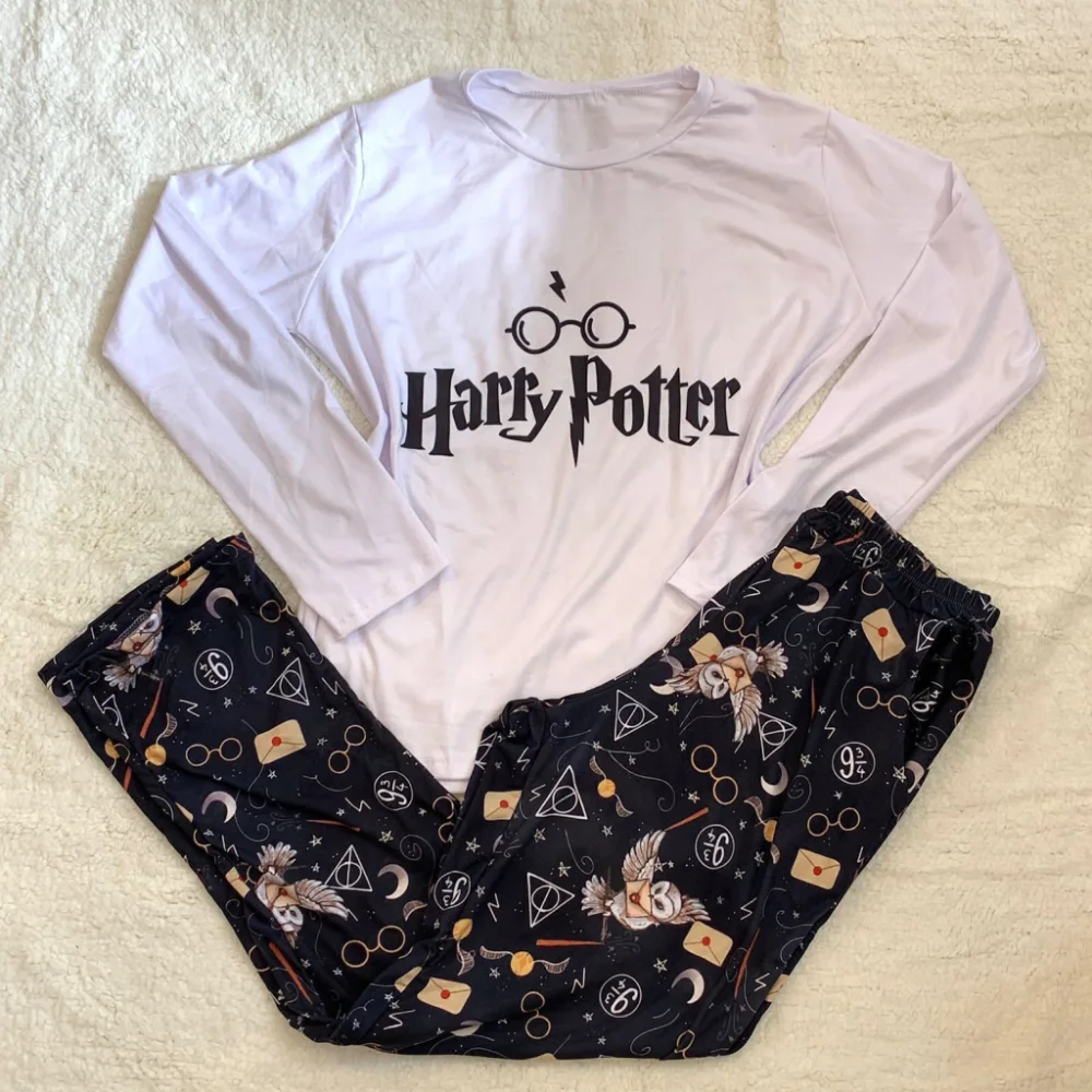 Pijama Manga Larga + Pant. Largo Adulto HARRY POTTER