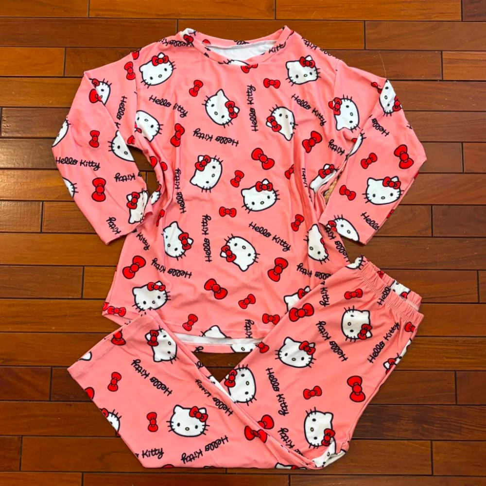 Pijama Manga Larga + Pantalón Largo - FULL KITTY