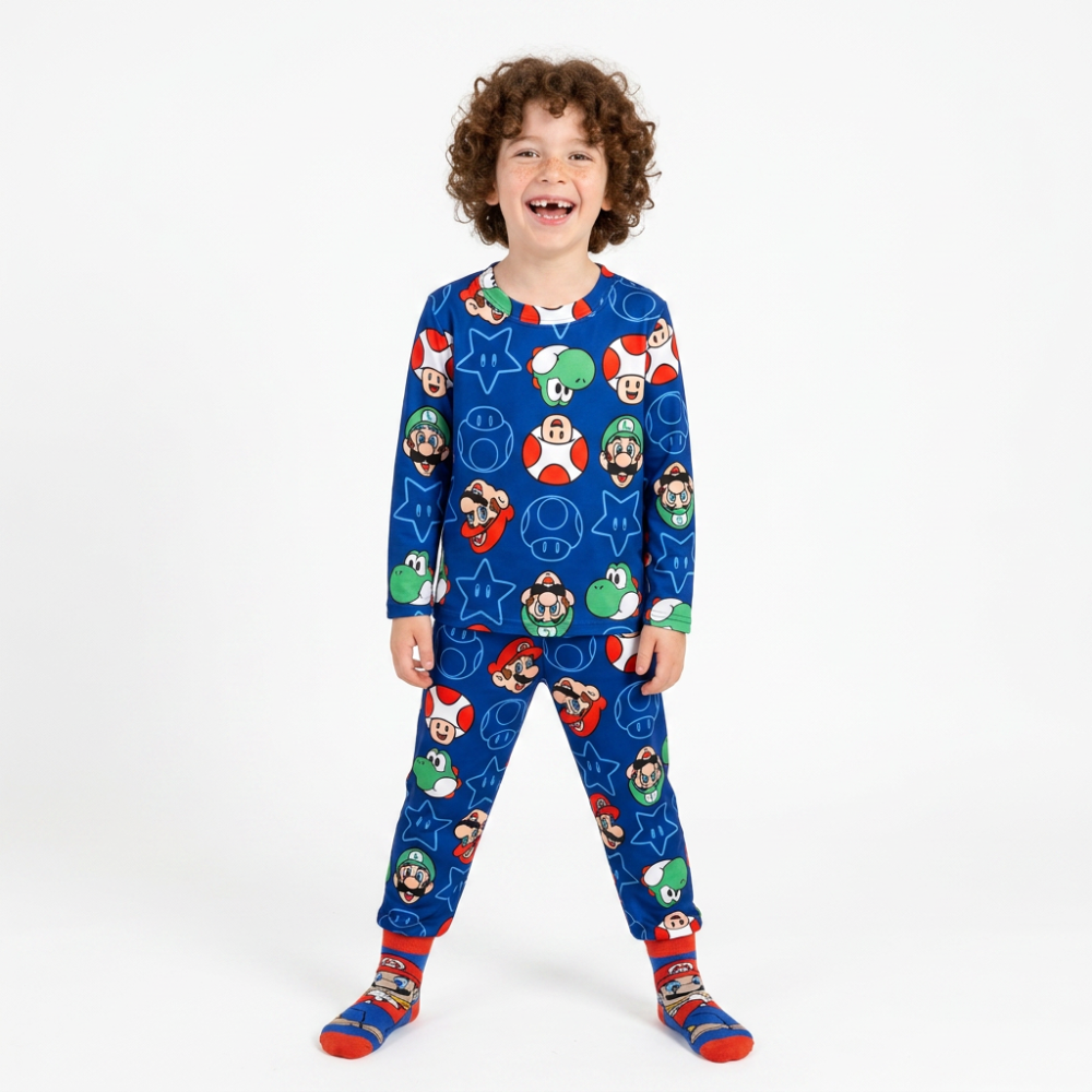 PIJAMA 2 PIEZAS MARIO BROSS