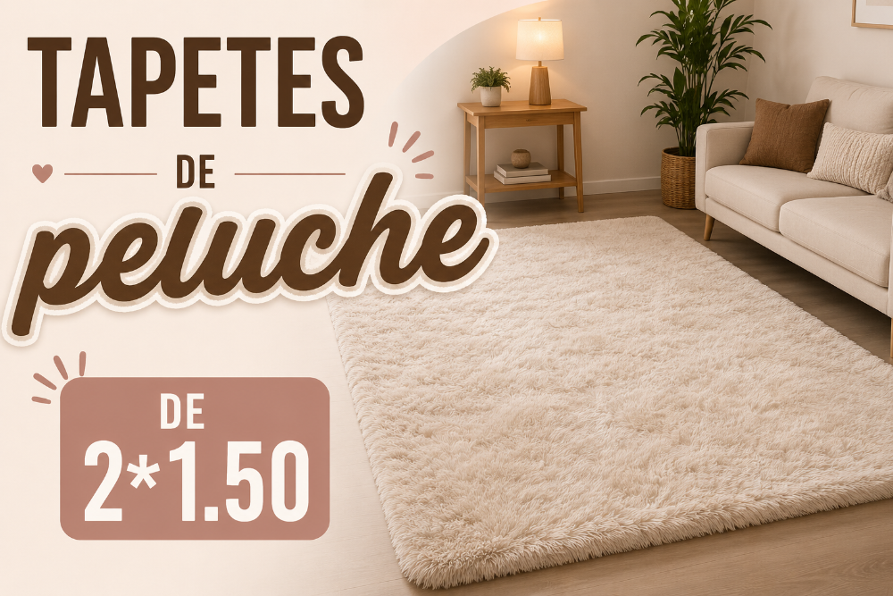 TAPETES DE PELUCHE DE 2X1.50