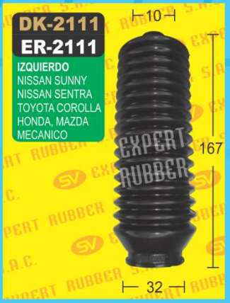 ER-2111 MEC IZQ SENTRA-SUNNY-COROLLA-HONDA-MAZDA