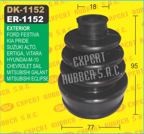 DK-1152 Ext. Ford Festiva-Kia Pride - Sz Alto,Ertiga, Vitara, HY M10,Sail, MT Galant-Eclipse
