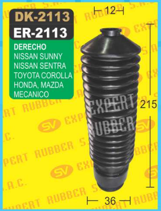 ER-2113 MEC DER SENTRA-SUNNY-COROLLA-HONDA-MAZDA
