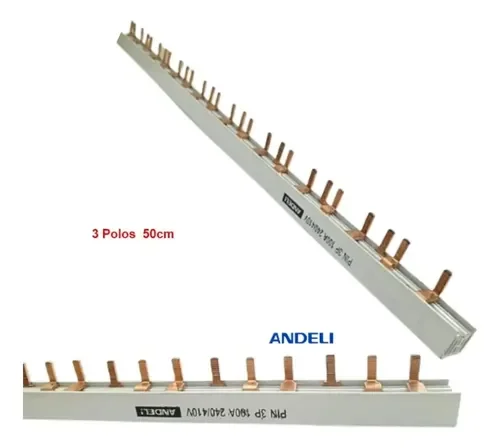 BARRA DE DISTRIBUCION P/BREAKER TERM 3P 100AMP ANDELI