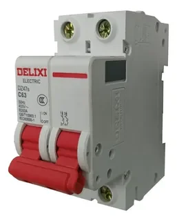 BREAKER TERMOMAGNETICO 2x50A DELIXI