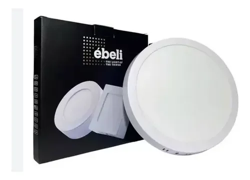 PANEL LED 12W SUPERFICIAL REDONDO EBELI