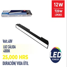 LAMPARA MAGNETICA LINEAL 12W ANGEL LIGHT